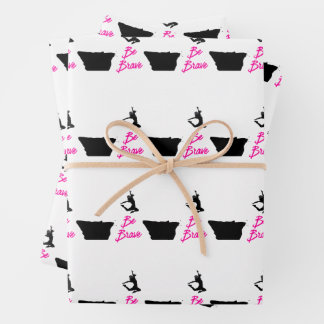 Be Brave Wrapping Paper