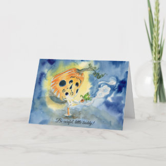 "Be careful, little Buddy!"  Halloween card