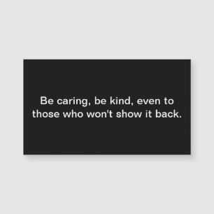 Be Caring Be Kind