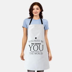 Be change black apron