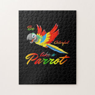 Be Colourful Like A Parrot Jigsaw Puzzle
