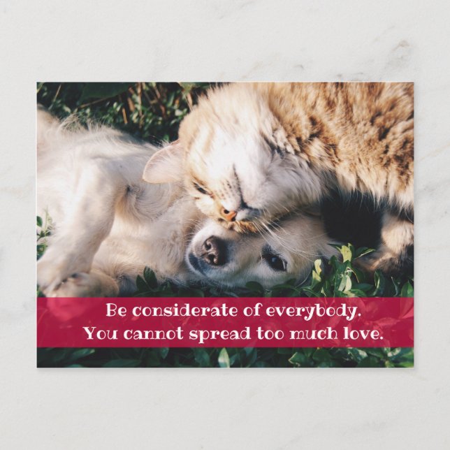 Be Considerate Postcard (Front)