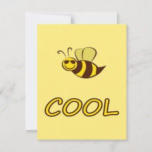 Be Cool, Bee Gifts ,I Love Bee, Beekeeping Gift Invitation