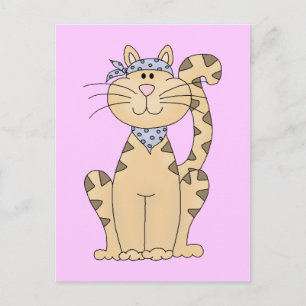 Be Cool Cat Postcard