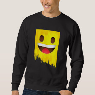Be Cool & Chill Out Enjoy Sarcastic Meme Fun Face Sweatshirt