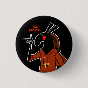 "Be Cool" Set 1 Inch Round Button