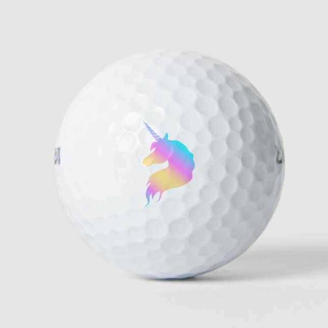 Be Cool Unicorn Golf Balls (Front)