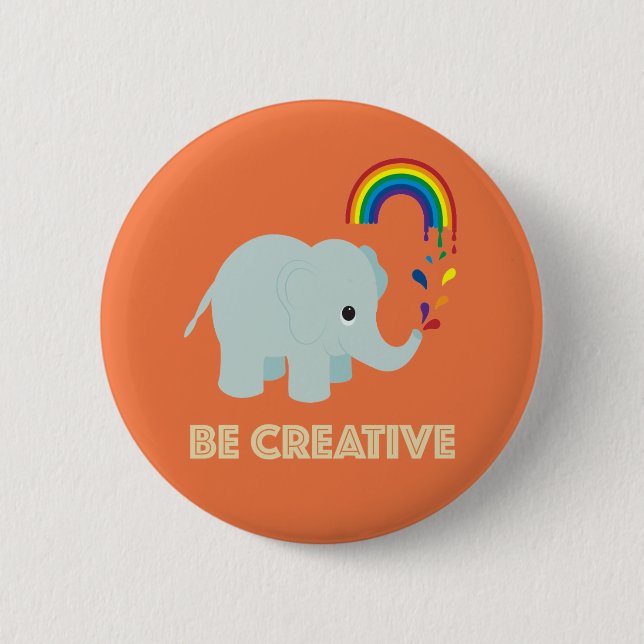 Be Creative Button (Front)