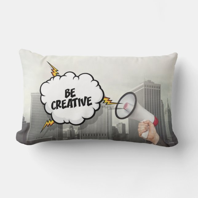 Be Creative Lumbar Pillow (Front)