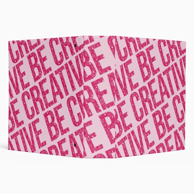 Be Creative Pattern Word Art Examples Pattern Art  Binder (Background)