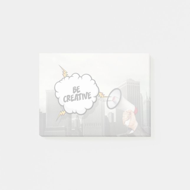 Be Creative Post-it Notes (Front)