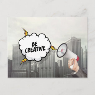 Be Creative Postcard