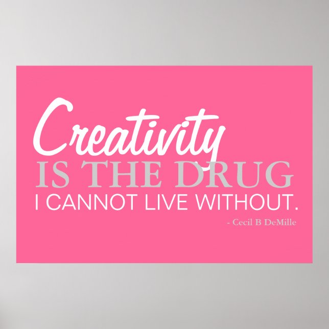 Be Creative - Poster Inspiration (Devant)