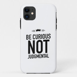 Be curious black iPhone 11 case