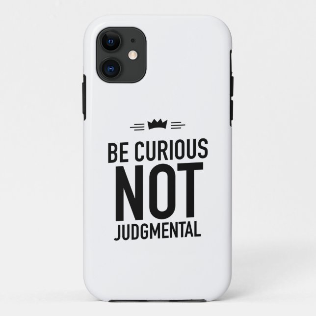 Be curious black Case-Mate iPhone case (Back)