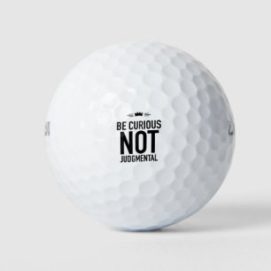 Be curious black golf balls