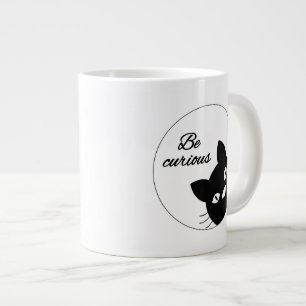 Be Curious Large Coffee Mug
