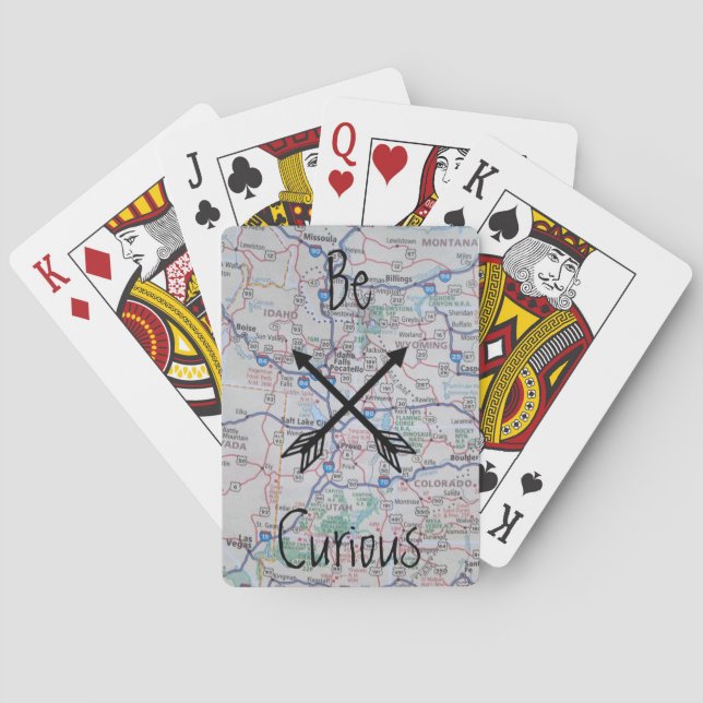 "Be Curious" Playing Cards (Back)