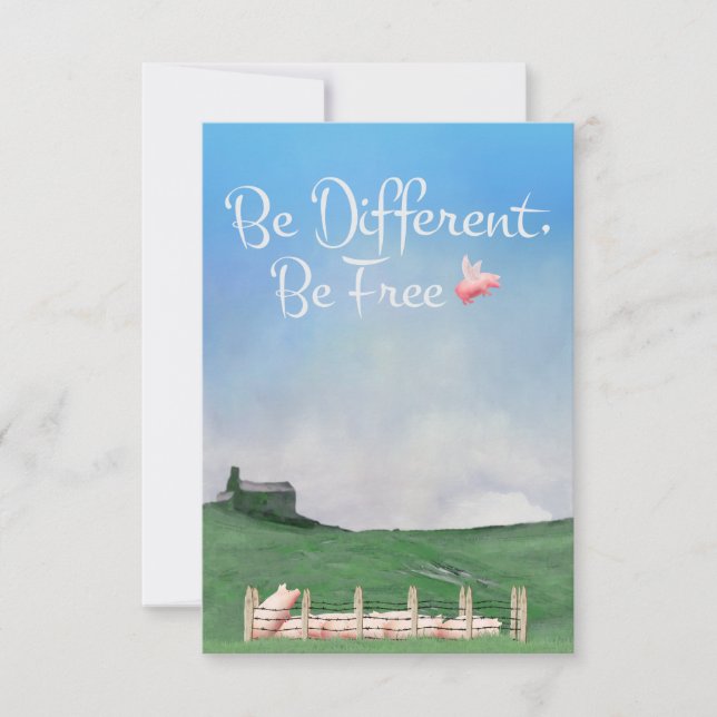 Be Different, Be Free (Front)