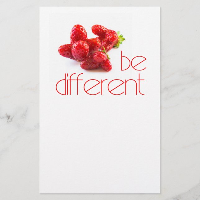 Be different flyer (Front)