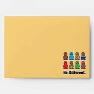 be different funny pattern ducky ducks envelope
