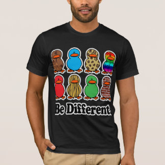 be different funny pattern ducky ducks T-Shirt