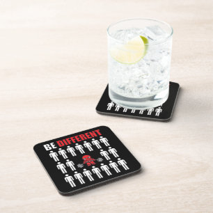 Be Different - Kawaii Anime Bodybuilding Workout Coaster