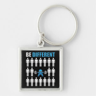 Be Different - Kawaii Anime Bodybuilding Workout Keychain