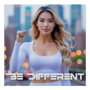 BE DIFFERENT -  POSTER