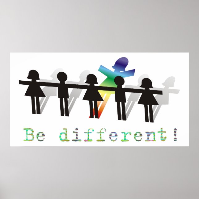 Be different! poster (Front)