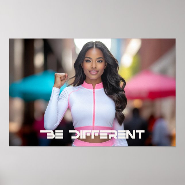 BE DIFFERENT POSTER (Front)