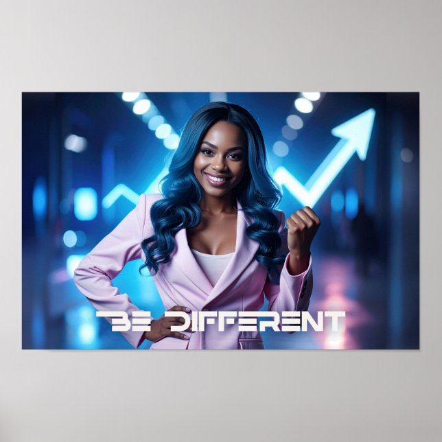 BE DIFFERENT POSTER (Front)