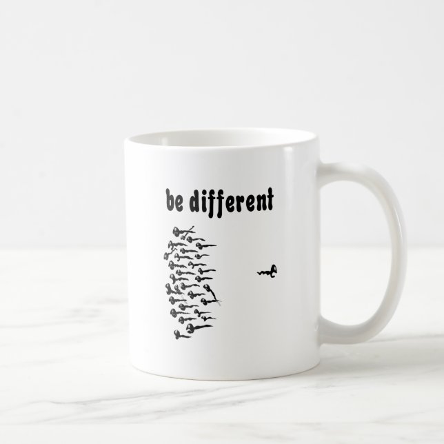 Be Different Sperm Coffee Mug (Right)