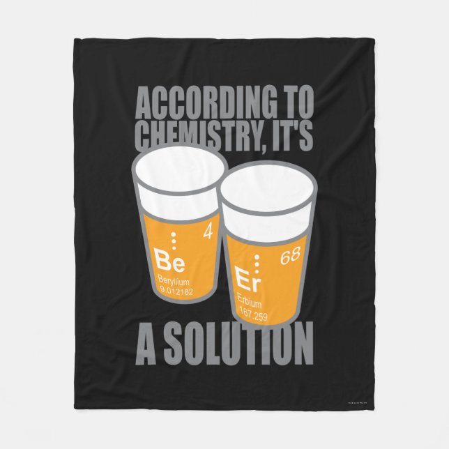 BE-ER FLEECE BLANKET (Front)