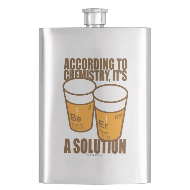 BE-ER HIP FLASK (Front)