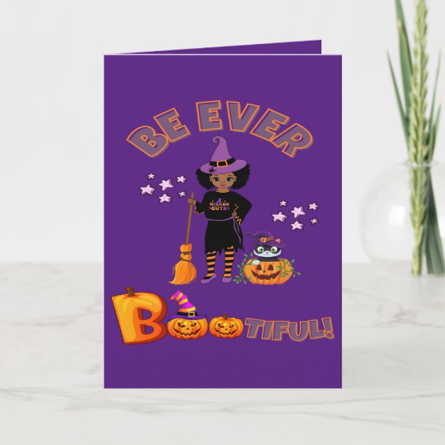 Be Ever Bootiful Halloween Card (Front)