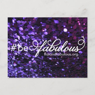 Be fabulous postcard