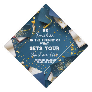 Be Fearless I Confetti  Tassel Topper