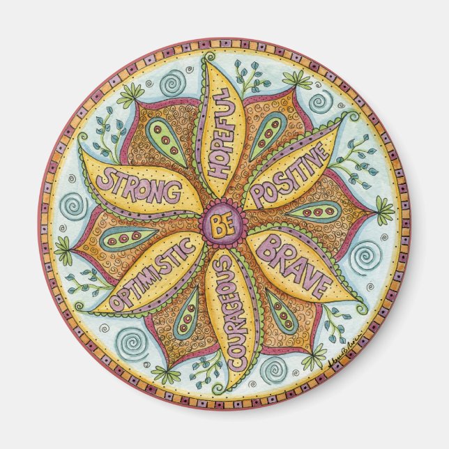 "Be Fearless" Magnet (Front)