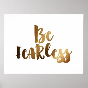 Be Fearless Poster
