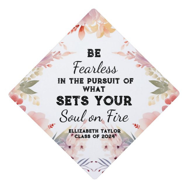 Be Fearless Tassel Topper (Front)