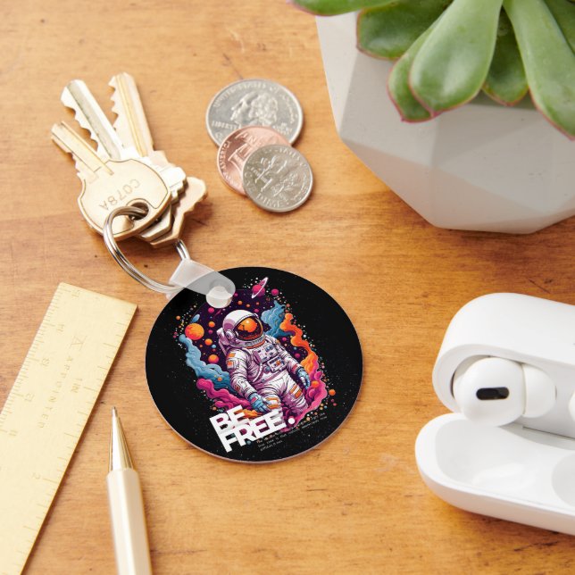 BE FREE Astronaut design Keychain (Desk)