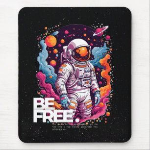 BE FREE Astronaut design Mouse Pad