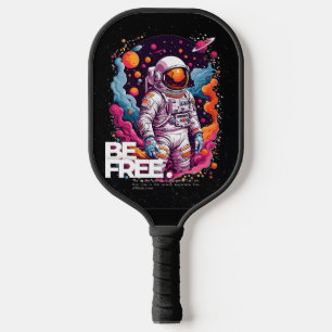 BE FREE Astronaut design Pickleball Paddle