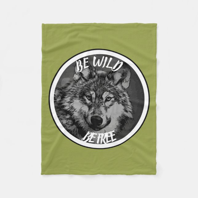 Be free! fleece blanket (Front)