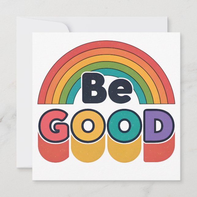 Be good invitation (Front)