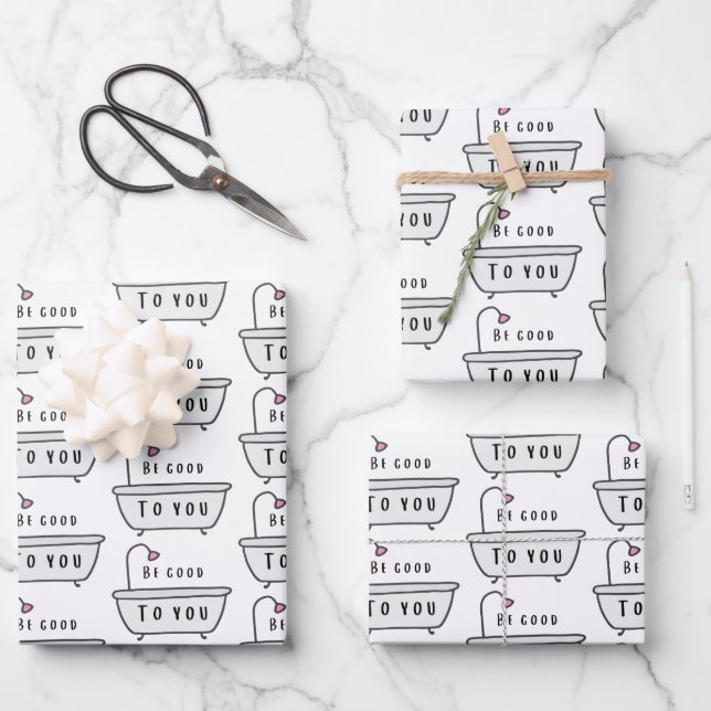 Be Good To You Wrapping Paper Sheets (Front)