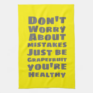 Be Grapefruit Kitchen Towel