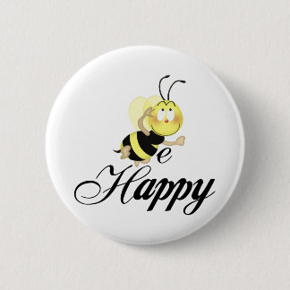 Be Happy 2 Inch Round Button