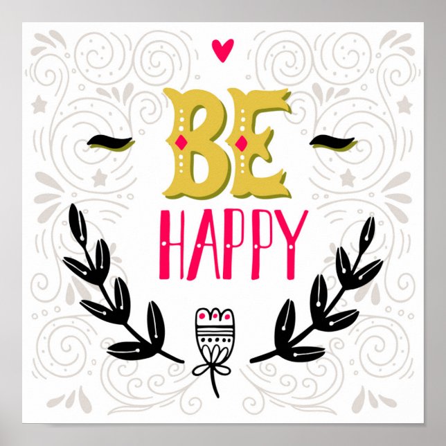 Be Happy 4 Poster (Front)